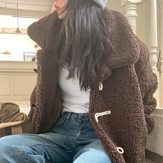 Boa quilted fur tteokbokki jacket