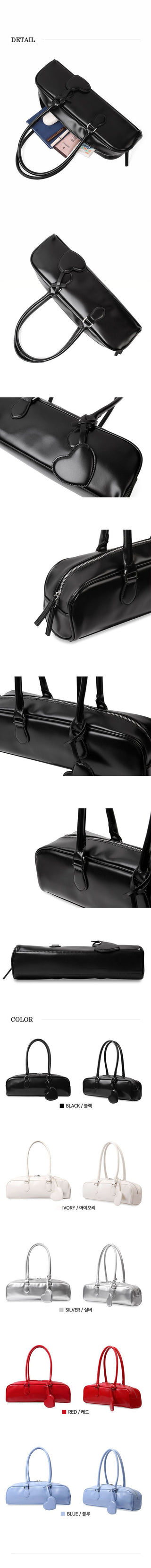 Square Leather Tote Bag/Shoulder Bag (5 colors)