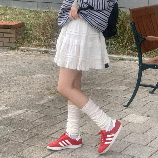 Tiered mini skirt