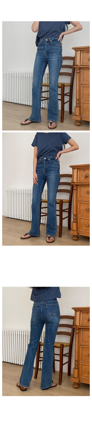 signature slim boots cut denim