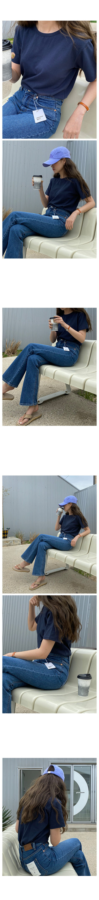 signature slim boots cut denim
