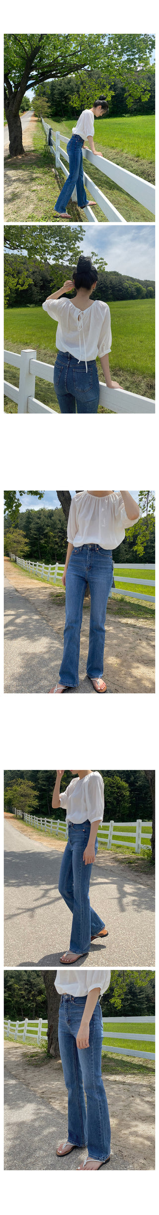 signature slim boots cut denim
