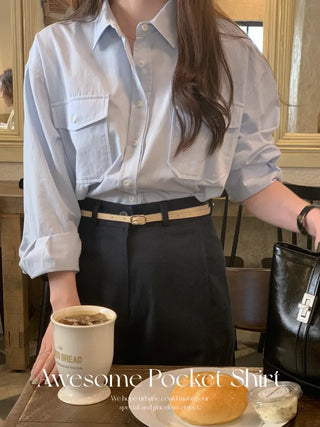 Oversized pocket shirt (2c)