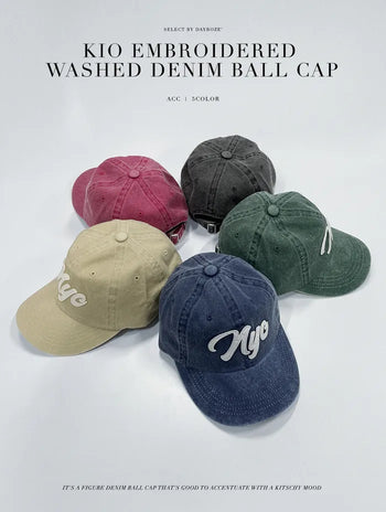 Stitch Wash Denim Cap