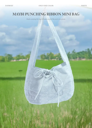 Punched Ribbon Mini Bag