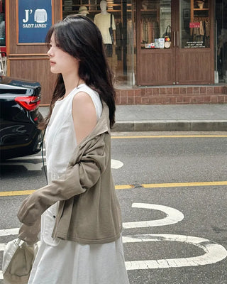 Summer color cardigan