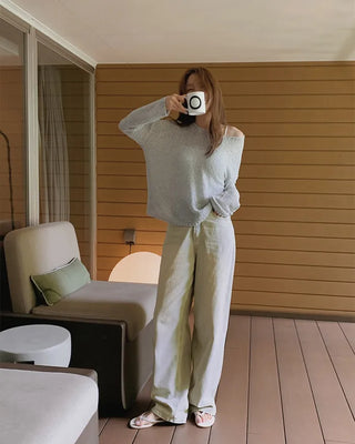 Summer denim pants