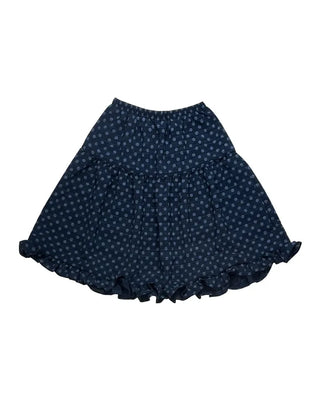 Frilled polka dot skirt