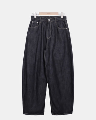 Non-faded denim pants