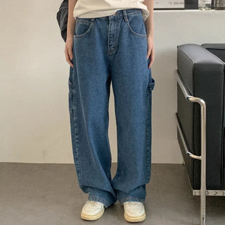 Wide Carpenter Denim Pants