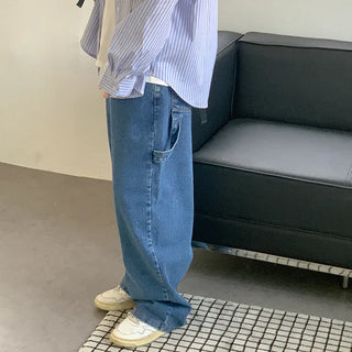 Wide Carpenter Denim Pants