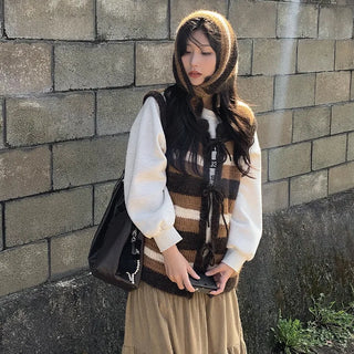 Corduroy long skirt