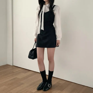 Ribbon chiffon blouse