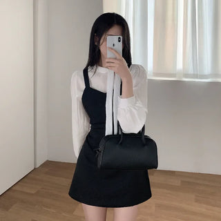 Ribbon chiffon blouse