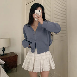 V-neck cardigan