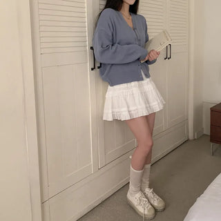 V-neck cardigan