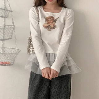 Square Long-Sleeve T-Shirt