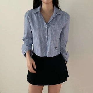 Black Basic A-line Mini Skirt