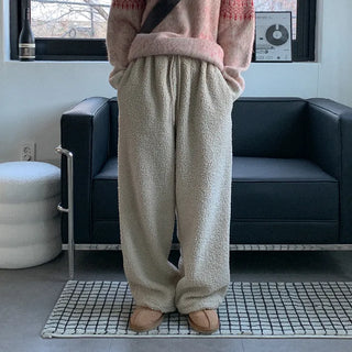 Dumble Wide Waist Elastic Pants