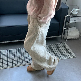 Dumble Wide Waist Elastic Pants