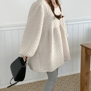 Square quilted mini dress