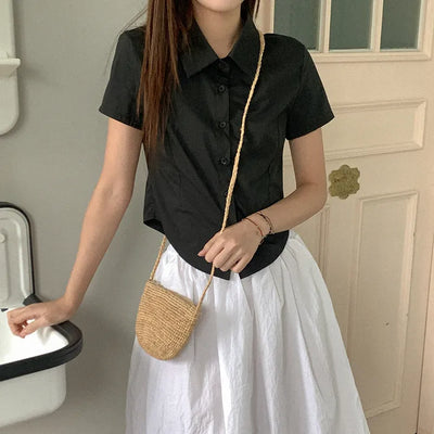 Cotton Line Short-Sleeve Shirt