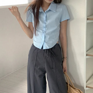 Cotton Line Short-Sleeve Shirt
