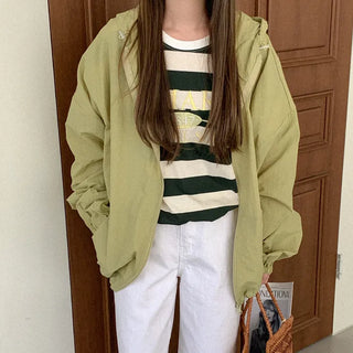 Nylon hooded mountain parka