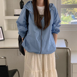 Nylon hooded mountain parka