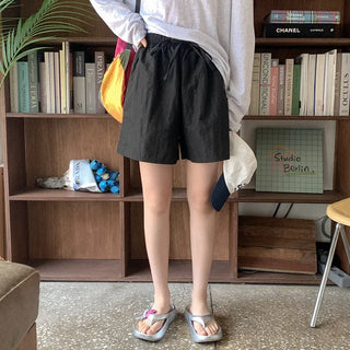 Cut Knee Banding Half Pants
