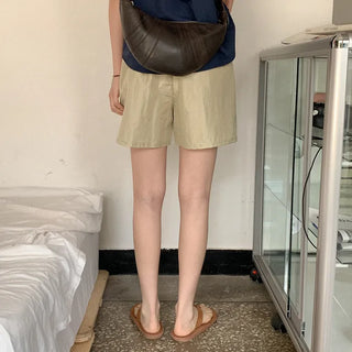 Cut Knee Banding Half Pants