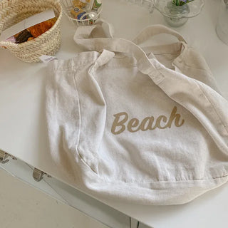 Pink lettering large size eco bag