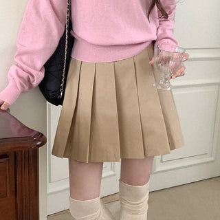 Pleated skirt, mini skirt