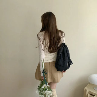 Pleated skirt, mini skirt