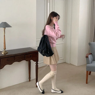 Pleated skirt, mini skirt