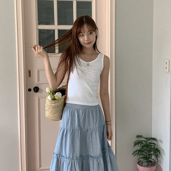 Modal Shirring Sleeveless