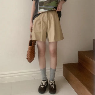 Pleated Chino Half Pants