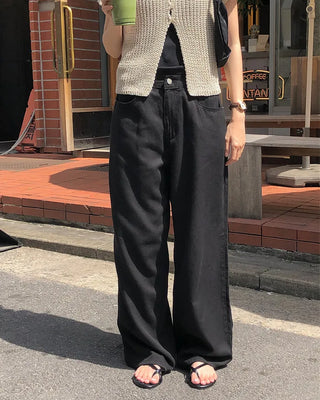 Summer wide-leg pants