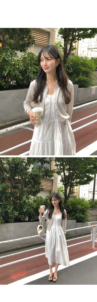 [3 colors] Cleanser Light Basic Cardigan