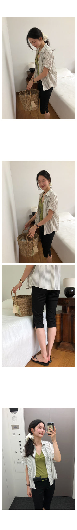 5/8 length capri pants