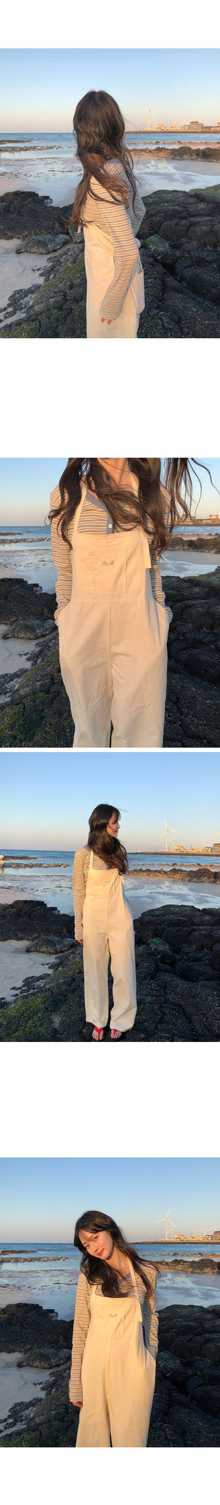 Halter neck overalls