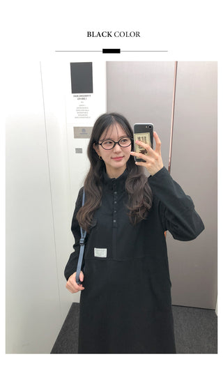 (3 colors) Anorak Long Dress