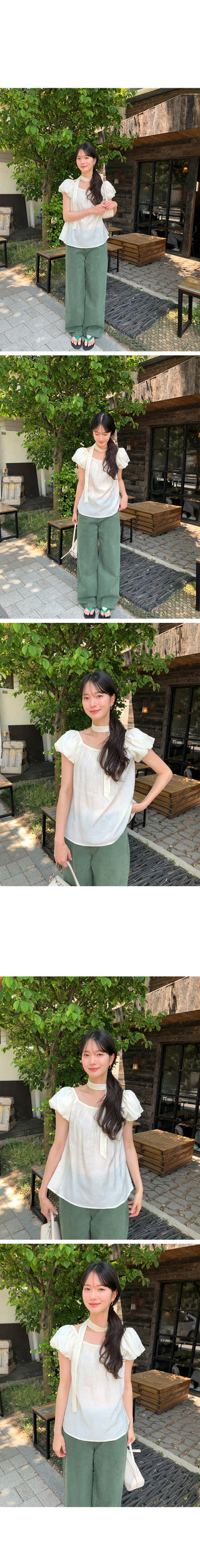 Khaki dyed pants