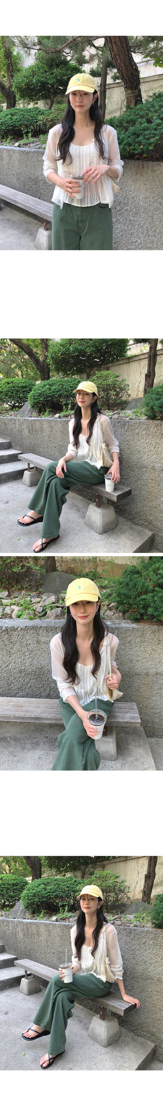 Khaki dyed pants