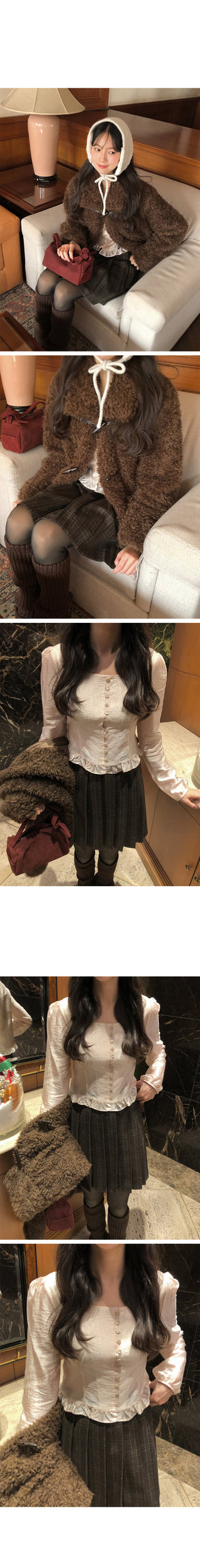 (2 colors) Shining Blouse