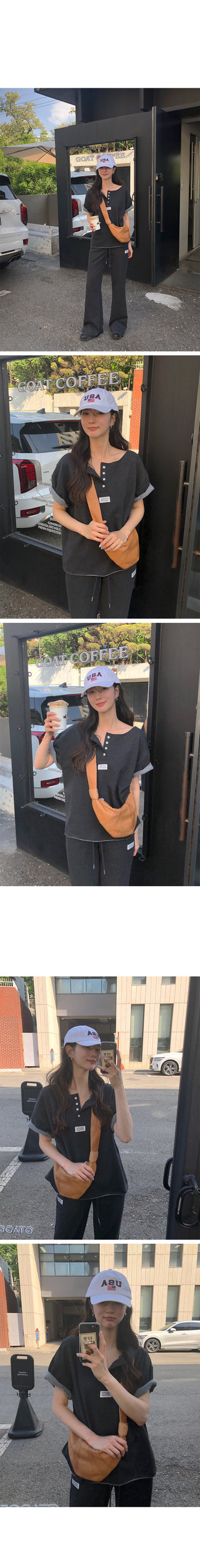[2 colors] Banding Bootcut Pants
