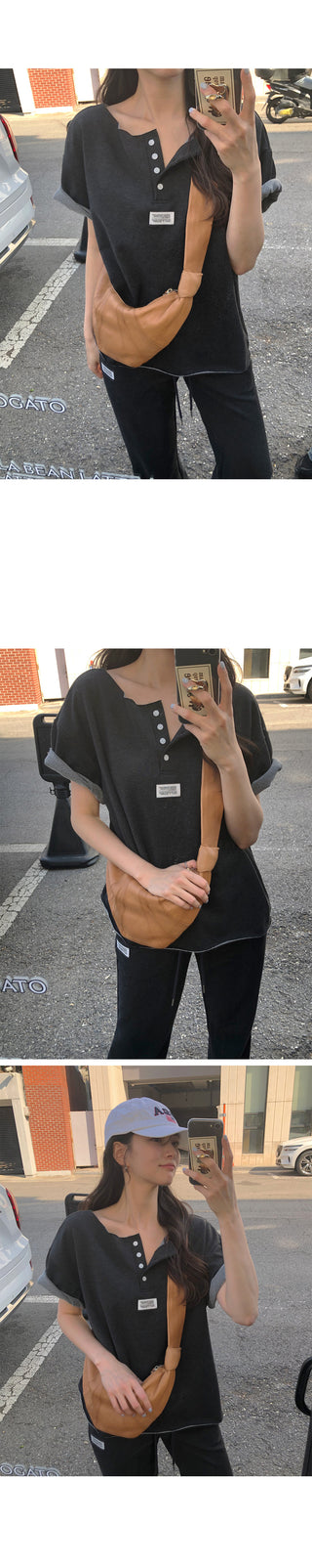 [2 colors] Banding Bootcut Pants
