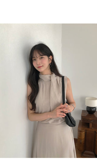 [3 colors] Blouse and skirt set