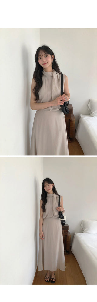 [3 colors] Blouse and skirt set
