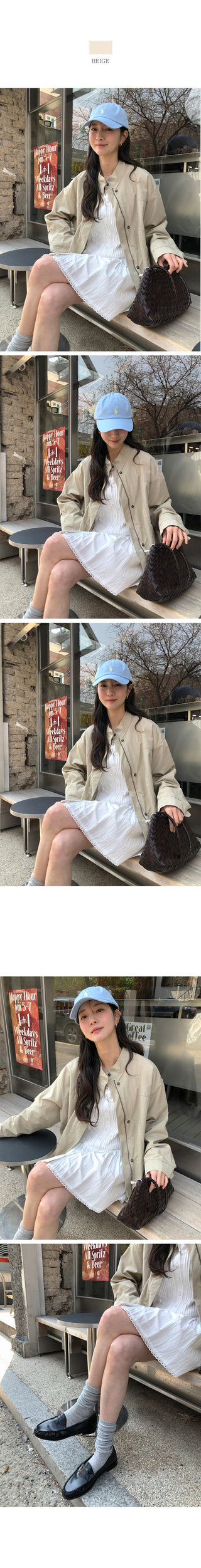 Hidden button blouse